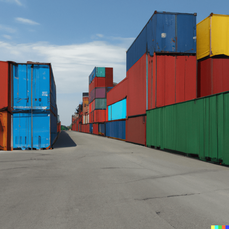 ESIF - Grande zone de stockage de container